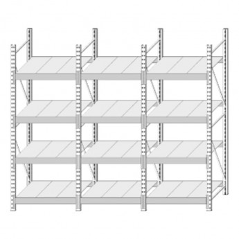 Стеллаж металлический СтА 4.3-2040х2470х605 мм NAN 16515