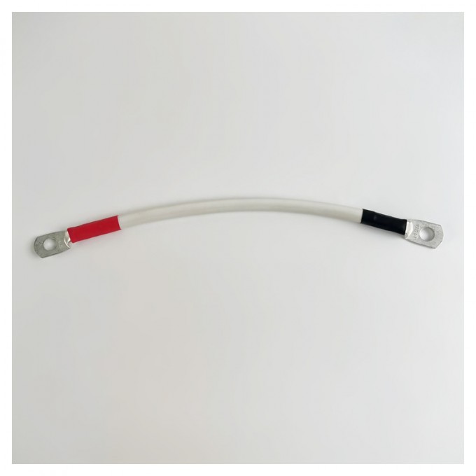 Перемычка аккумуляторная 0,25 м, 25 мм² черный-красный NAN 16839