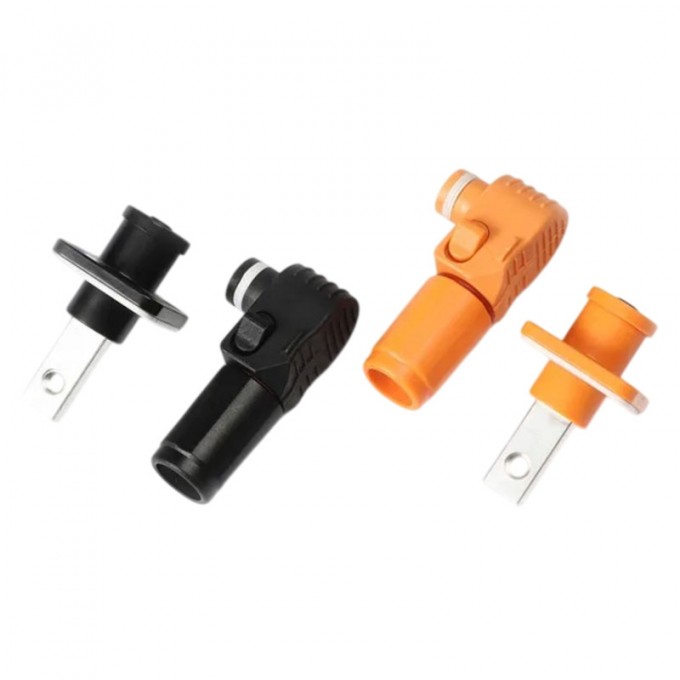 Коннектор быстросъёмный для LFP-аккумулятора 70-120A, 1000В (пара черный/оранжевый) NAN 19512