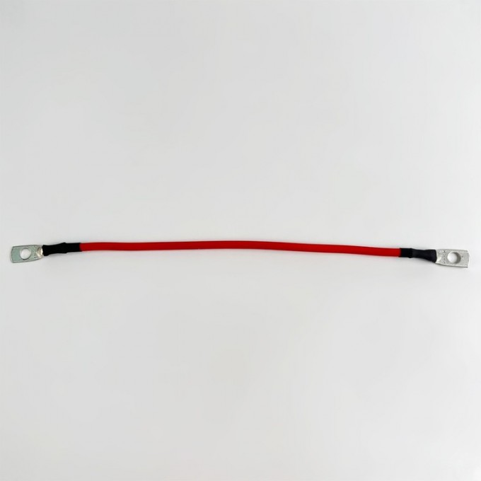 Перемычка аккумуляторная 0,25 м, 6 мм² черный-черный NAN 9014