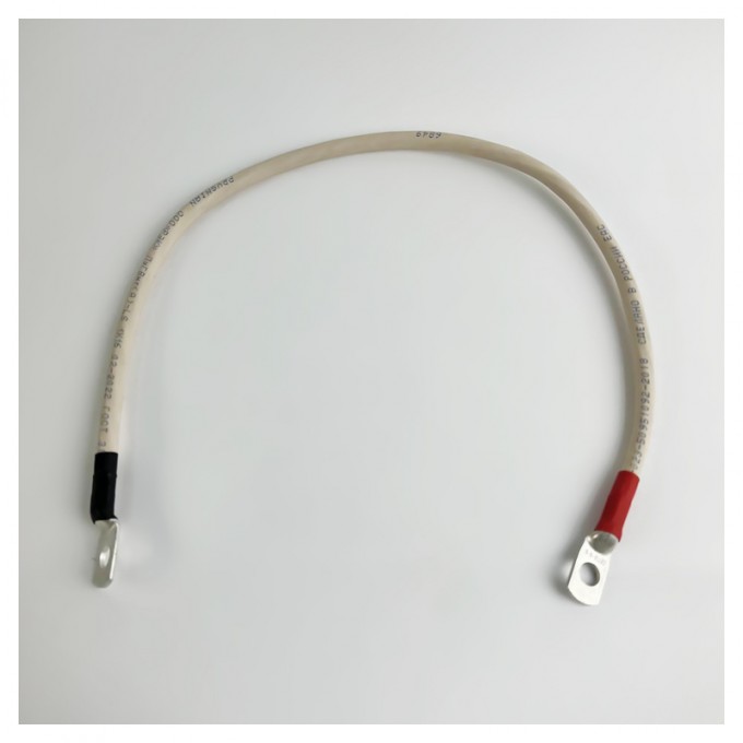 Перемычка аккумуляторная 0,5 м, 16 мм² черный-красный NAN 9217