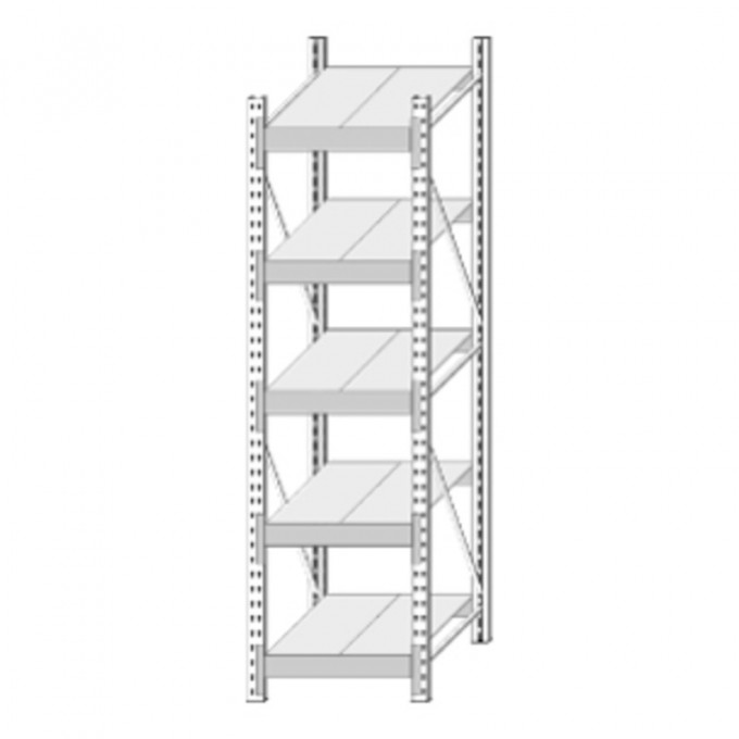 Стеллаж металлический СтА 5.1-2040х610х605 мм NAN 9517